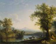 Hackert Jakob Philipp Landscape with Cattle - Hermitage